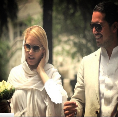 عکس مهناز افشار و شوهرش