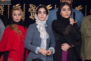 جشنواره فجر 96/ تصاویر بازیگران فیلم هایلایت: الهه حصاری, آزاده زارعی و ...