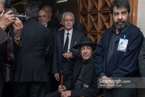 عکس های هنرمندان در مراسم ترحیم جمشید مشایخی