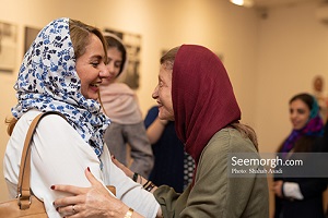 تصاویر مهناز افشار، گوهر خیراندیش و الهام پاوه نژاد در نمایشگاه عکس مرضیه ابراهیمی و نگار مسعودی