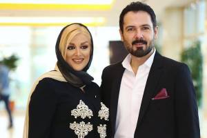 تبریک عاشقانه کوروش تهامی به همسرش به مناسبت جشن تولدش! عکس