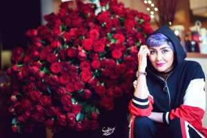 مریم معصومی در کنار حیوان خانگی اش! عکس