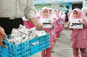 توزیع مجدد شیر رایگان در مدارس