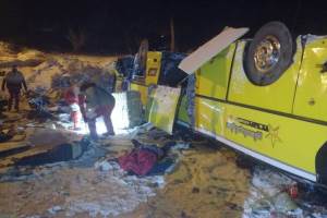 جزئیات واژگونی مرگبار اتوبوس در جاده کرمان