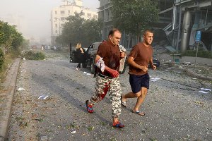 باروت و آتش و خون؛ تصاویری وحشتناک از انفجار بیروت