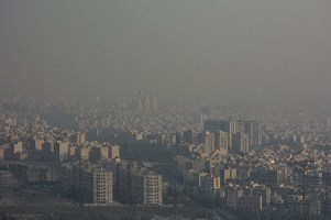 اکثر مناطق تهران در وضعیت قرمز آلودگی هوا