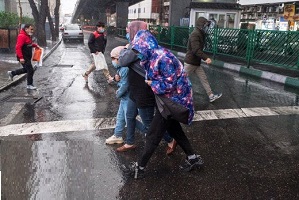رگبار باران در بیش از ۱۵ استان کشور 