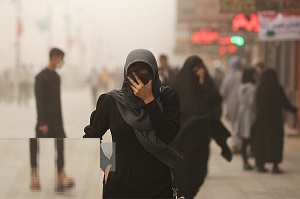وزش باد شدید و گرد و خاک در برخی مناطق