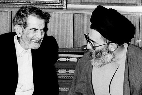 استاد شهریار و آیت الله خامنه ای استاد شهریار و آیت الله خامنه ای