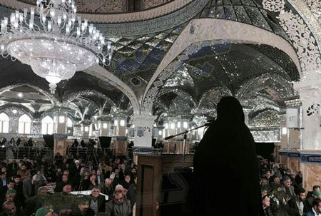سخنرانی الهام چرخنده در نماز جمعه اردهال سخنرانی الهام چرخنده در نماز جمعه اردهال