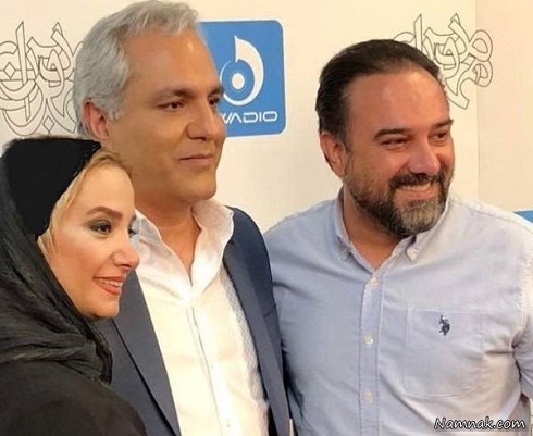 کنسرت,کنسرت مهران مدیری,هنرمندان در کنسرت مهران مدیری,برزو ارجمند و همسرش