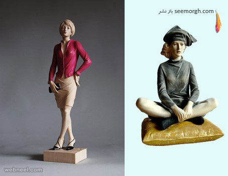 مجسمه های چوبی Giuseppe Rumerio wood-sculpture9.jpg