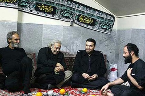 حضور هنرمندان در عزاداری محرم محرم,عزاداری محرم,هنرمندان در هیات,هنرمندان در عزاداری,عکس بازیگران در محرم