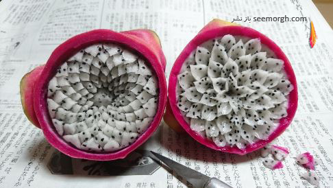 کنده کاری,کنده کاری روی میوه ها,میوه وسبزیجات,Takehiro Kishimoto