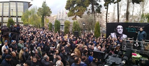 تشییع حسین محب اهری,هنرمندان در مراسم تشییع,حسین محب اهری,درگذشت حسین محب اهری,عکس بازیگران در مراسم تشییع