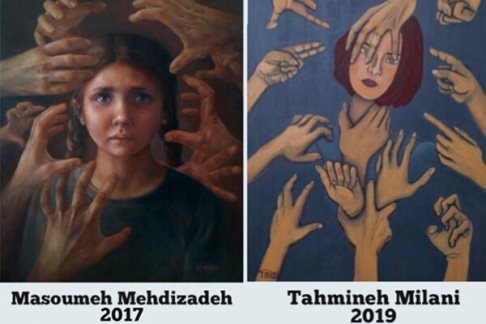 تهمینه میلانی,نمایشگاه نقاشی,پوستر,معصومه مهدی زاده