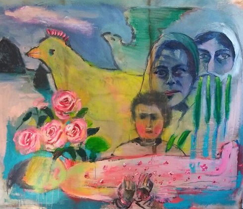 «من جایی خودم را جا گذاشتم» شهرام کریمی نمایشگاهی که تمامیتش انسان است,من جایی خودم را جا گذاشتم