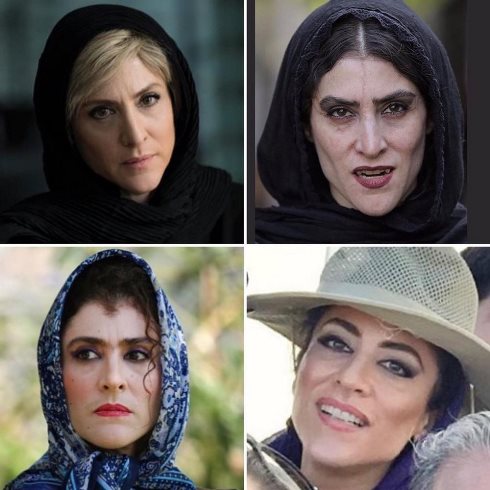 گریم های متفاوت ویشکا آسایش ویشکا آسایش,گریم,نهنگ آبی,اینستاگرام