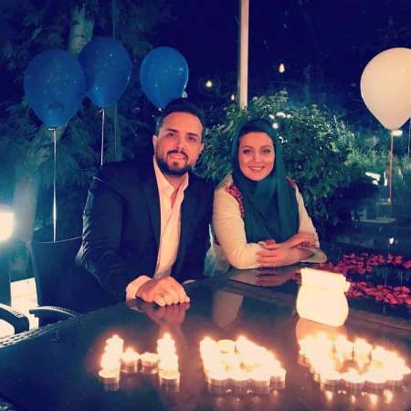 پدرام کریمی در کنار همسرش پدرام کریمی در کنار همسرش