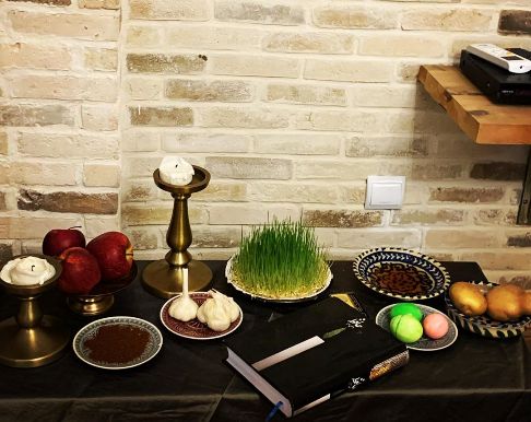 سفره هفت سین هانیه توسلی سفره هفت سین هانیه توسلی