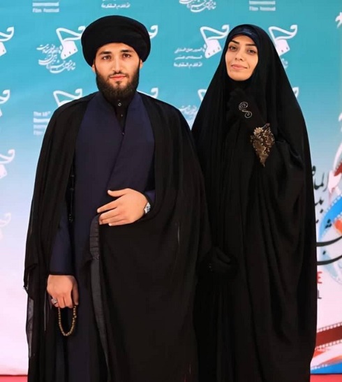 الهام چرخنده و همسرش الهام چرخنده و همسرش