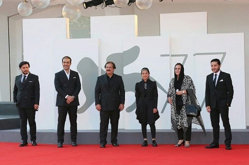 عوامل فیلم خورشید در جشنواره ونیز 2020