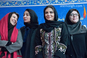 لیندا کیانی, حامد کمیلی, مرجانه گلچین و نیلوفر خوش خلق در نشست مطبوعاتی +عکس
