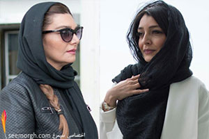 تصاویر ساره بیات و هنگامه قاضیانی در حاشیه روز نهم جشنواره فجر