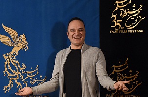 احسام کرمی مجری پایان سریع و نود دقیقه ای جشنواره فجر 35