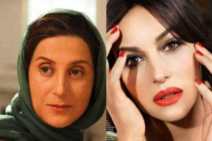 شباهت فاطمه معتمدآریا و مونیکا بلوچی!!