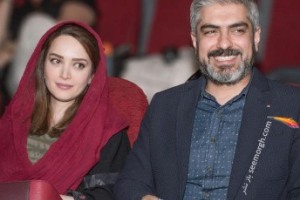 عکس های جدید بهنوش طباطبایی و همسرش در یک اکران خصوصی