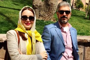 مهدی پاکدل تولد 35 سالگی همسرش بهنوش طباطبایی را تبریک گفت + عکس