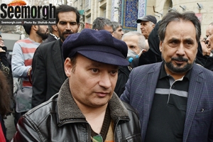 مراسم ختم دنیا فنی زاده: حضور مجید قناد و شهرام لاسمی بازیگر نقش قلقلی