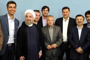 اسامی ورزشکاران حاضر درمراسم تحلیف رئیس جمهور: دایی هست کریمی نه!