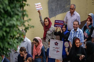 راهپیمایی اعتراضی ارامنه در تهران