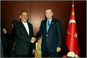 عکسی از دیدار جهانگیری و اردوغان که جنجال زیادی به پا کرد