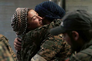 تصاویری تلخ وشیرین از آزادی مردم حلب از دست داعش