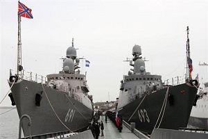 دو ناو موشک انداز روسیه