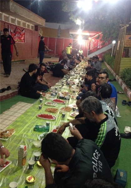 مراسم افطاری