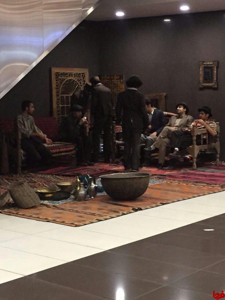 حرکت نمادین چند جوان در اگر تجریش