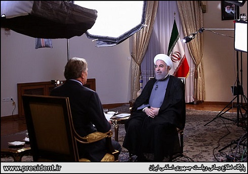 مصاحبه روحانی با شبکه CBS
