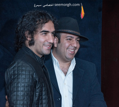 علی اوجی و رضا یزدانی در اکران خصوصی ناهید -8