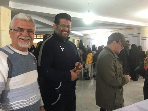 عکس محمد بنا در انتخابات