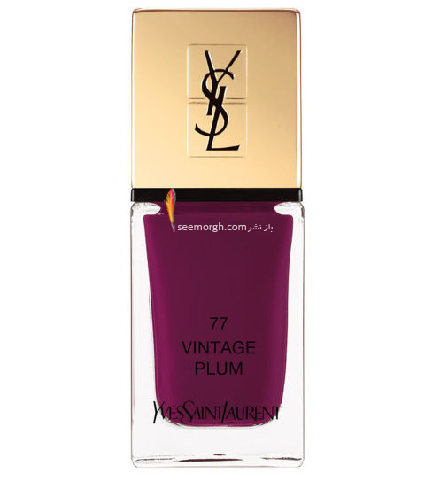 لاک ناخن برند Yves Saint Laurent برای پاییز 2016 - بنفش تیره لاک ناخن برند Yves Saint Laurent برای پاییز 2016 - بنفش تیره