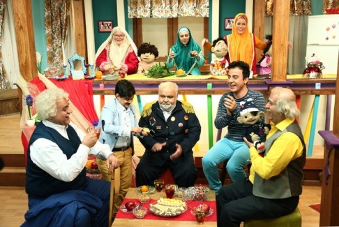 اکبر عبدی در محله گل و بلبل اکبر عبدی در محله گل و بلبل