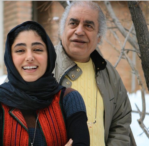 گلشیفته فراهانی و پدرش