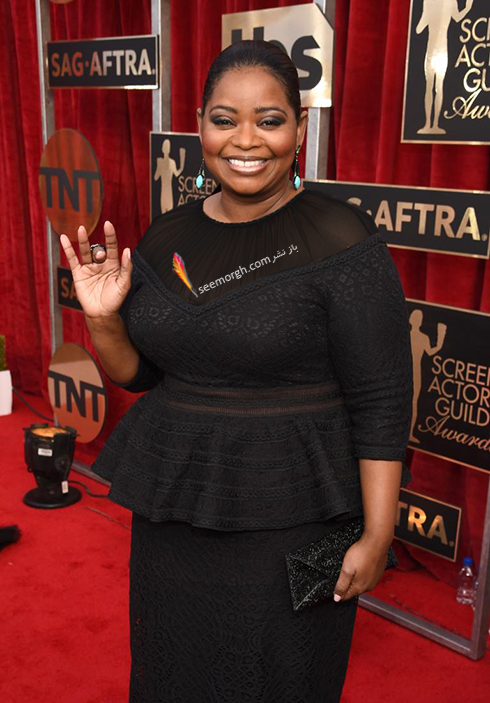 مدل لباس اوکتاویا اسپنسر Octavia Spencer در مراسم SAG Awards 2017