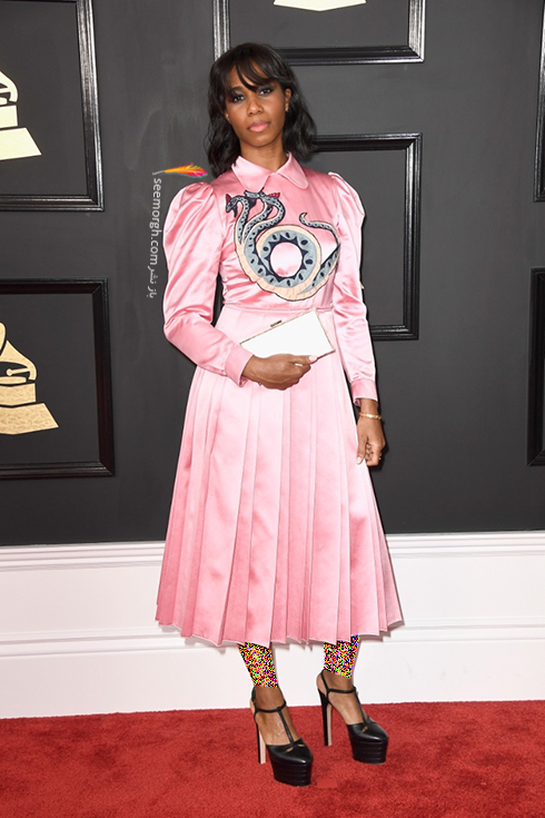 مدل لباس سنتی گلد Santigold در جوایز گرمی Grammy 2017 مدل لباس سنتی گلد Santigold در جوایز گرمی Grammy 2017