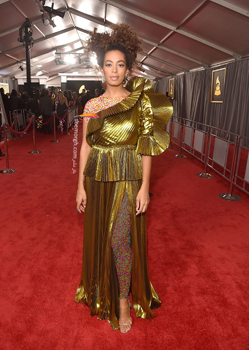مدل لباس سولانگ Solange در جوایز گرمی Grammy 2017 مدل لباس سولانگ Solange در جوایز گرمی Grammy 2017