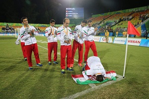فوتبال هفت نفره ایران نایب قهرمان پارالمپیک 2016 شد